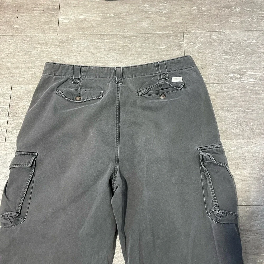 Timberland Cargo Work Wear Pants Men's Size 36x30 Grey Cargo Stratham Twill